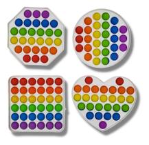 Brinquedo Pop It Apertar Bolha Base Acrílico Anti Stress