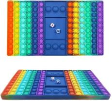 Brinquedo Pop It Fidget Jogo Xadrez Anti-Stress Sensorial
