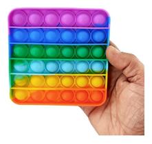 Brinquedo Pop It Fidget Quadrado Anti Stress Sensorial Brinquedo Pop It Fidget Quadrado Anti Stress Sensorial