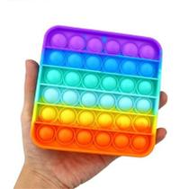 Brinquedo Pop It Fidget Toys Anti Stress Sensorial Quadrado