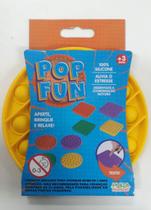 Brinquedo Pop It Fidget Toys Pop Fun Redondo Amarelo Yestoys