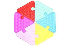Brinquedo Pop It Fun Triângulo Colorido Yes Toys 20 cm-20161