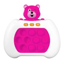 Brinquedo Pop It Mini Game com 4 Tipos de Jogos de Urso
