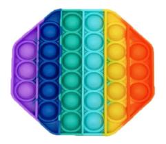 Brinquedo Pop It Octógono Fidget Anti Stress Spinner