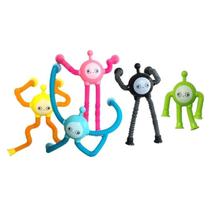 Brinquedo Pop it Tubos com ventosa e luz