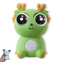 Brinquedo Pop-Out Eye Dragon Squeeze macio sensorial para aliviar o estresse para adultos, bola antiestresse divertida, brinquedo ideal para ansiedade para lembrancinhas e presentes (verde)