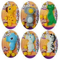 Brinquedo Pop Zoo Coleção Completa com 6 Bonecos