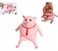 Brinquedo porquinho de apertar, brinquedo de porco rosa bege elástico, brinquedos fidget - TOYS