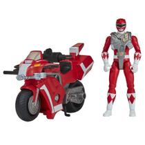 Brinquedo Power Rangers Bike de Batalha Tiranossauro com Ranger Vermelho