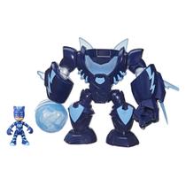 Brinquedo pré-escolar PJ Masks Robo-Catboy com luzes e sons para crianças a partir de 3 anos