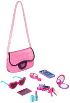 Brinquedo Pretend Play Purse Toy Amazon Basics para meninas de 3 anos ou mais com acessórios