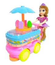 Brinquedo Princesa Sofia No Carrinho De Sorvete Luzes E Som - Alinee