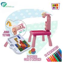 Brinquedo Projetor Mesa Led Desenho Pintar Educacional - T&Y