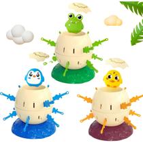 Brinquedo Pula Animais 10Cm -Jogo Pula Sapinho, Pula Pinguim e Pula Pintinho Brinquedo Pula Animais 10Cm -Jogo Pula Sapinho, Pula Pinguim e Pula Pintinho