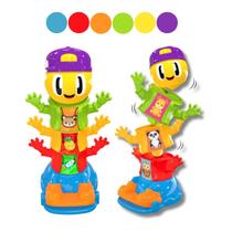 Brinquedo Pula Centopeia Infantil Sortido Colorido Peças Geométricas Animais Frutas Kids p/ Bebe Dia das Crianças Menina Menino Escola Creche Ar Livre