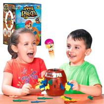Brinquedo Pula Pirata do Barril Jogos de Criança Divertido Brinquedo Pula Pirata do Barril Jogos de Criança Divertido