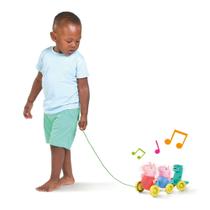 Brinquedo Pull Along Toomies Peppa Pig com música e rodas 18 milhões ou mais