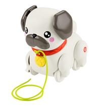 Brinquedo Push Pull Fisher-Price Walk The Pug +12 meses Brinquedo Push Pull Fisher-Price Walk The Pug +12 meses