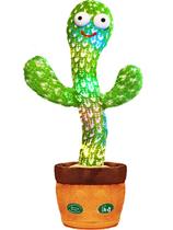 Brinquedo que imita bebês Dancing Talking Cactus com LED 120 músicas