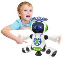 Brinquedo Que Robô Dança Gira 360 Emite Luzes E Musica Robot