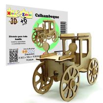 Brinquedo Quebra Cabeça 3D Calhambeque - Monte & Eduque