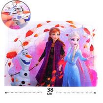Brinquedo Quebra Cabeça 63 Peças Disney Frozen - 46963
