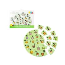 Brinquedo Quebra Cabeça Alfabeto Caracol Babebi