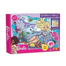 Brinquedo Quebra Cabeca Da Barbie Fun 86887 24 Pecas