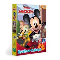 Brinquedo Quebra Cabeça Disney Mickey 60 Peças