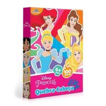 Brinquedo Quebra Cabeça Disney Princesas 100 Peças Brinquedo Quebra Cabeça Disney Princesas 100 Peças