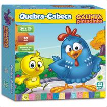 Brinquedo Quebra Cabeça Galinha Pintadinha Em Madeira 30 Peças 34Cm x 26Cm +4 Anos Nig Brinquedos - 0719
