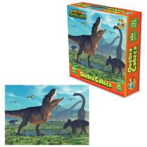 Brinquedo Quebra Cabeça Infantil Dinossauros Puzzle 200 Pcs