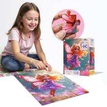 Brinquedo Quebra Cabeça Infantil Fada Encantada 150 Peças Brinquedo Quebra Cabeça Infantil Fada Encantada 150 Peças
