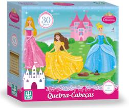 Brinquedo Quebra-Cabeça Infantil Pedagógico Princesas NIG Brinquedos 30 Peças Em MADEIRA Brinquedo Quebra-Cabeça Infantil Pedagógico Princesas NIG Brinquedos 30 Peças Em MADEIRA