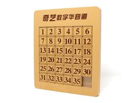 Brinquedo Quebra Cabeça Racha Cuca de Números 6x6 Magnético