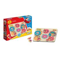Brinquedo QuebraCabeça Frações Turma da Mônica 21 Peças Xalingo 50209