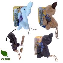 Brinquedo Quyon de Pelúcia com Catnip para Gatos - Bom Amigo