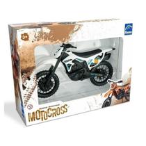 Brinquedo Racing Motocross - Branco- Roma Plást.