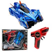 Brinquedo Radical Carrinho Gravidade Zero Recarregável Com Luzes Efeito Fumaça E Controle Laser