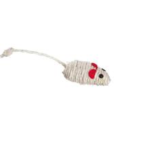 Brinquedo ratinho de sizal bege - unico