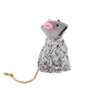 Brinquedo rato catnip cinza