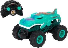 Brinquedo RC Hot Wheels Monster Trucks Mega-Wrex em escala 1:24 Brinquedo RC Hot Wheels Monster Trucks Mega-Wrex em escala 1:24