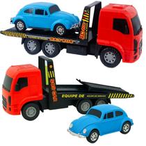 Brinquedo Reboque Guincho Articulado com Carrinho Fusca Envio Imediato