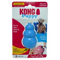 Brinquedo Recheável Kong Puppy para Cães Pequeno Interativo Borracha Azul