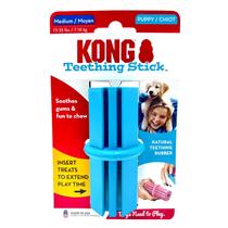 Brinquedo Recheável para Cachorro Kong Stick Puppy Mordedor Médio Azul