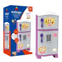 Brinquedo Refrigerador Geladeira Infantil Grande Duplex Pop Casinha Flor - Xalingo