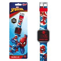 Brinquedo Relógio Led Infantil Homem Aranha Marvel Toyng