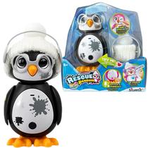 Brinquedo Resgate O Pinguim Preto Boneco Interativo F0175-5 Fun