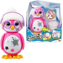 Brinquedo Resgate O Pinguim Rosa Boneco Interativo F0175-5 Fun