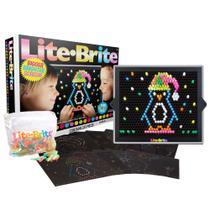 Brinquedo retrô Lite Brite Ultimate Value com 12 modelos, 240 pinos